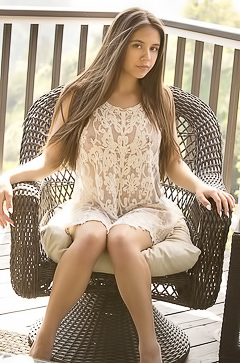 Lucy Doll spreading pussy lips