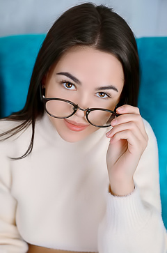 Dzhili Irresistible When She’s Wearing Nothing But Her Knee Socks And A Naughty Smile