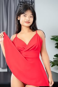 Lilly Narak Smiling Flirtatiously As She Invites You To Admire Her Lovely Body